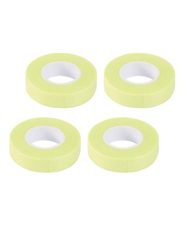 Beavorty 4 Rolls Eyelash Tape Fabric Tape for Eyelash Foam Lash Tape Adhesive Fabric Tape Eyelash Graft Tapes Eyelash Grafting Belts Pink Tape Upper Eyelashes Miss Breathable Non-woven Tape Green