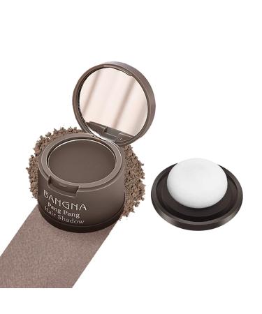 Hairline Powder Hair Shadow Powder Dark Gray Hair Root Dye Shadow Cover Instantly Windproof Sweatproof Hair Touch-Up for Thin Hair Grey Hairline Quick Cover Unisex (Dark Brown)
