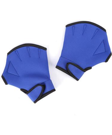 EXCEREY Swimming Webbed Paddling Gloves - Water Resistance for Aquatic Fitness - Blue, Large - Buy Online on SooperMarket.com
