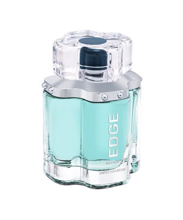 Swiss Arabian EDGE Intense - Luxury Products From Dubai - Long Lasting Addictive Personal EDP Spray Fragrance - Seductive Signature Aroma - 3.4 Oz