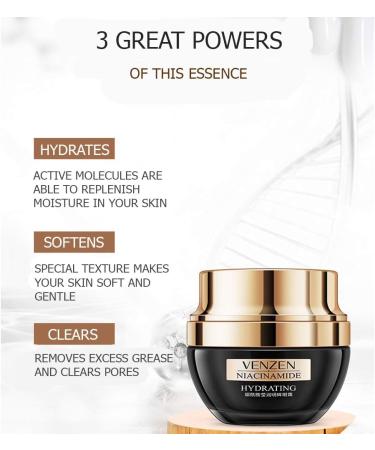 VENZEN Niacinamide Advanced Hydrating Brightening Natural Clears Pores Essence Moisturizing - Buy Online on SooperMarket.com