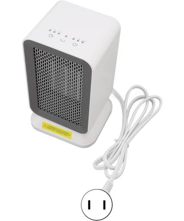 Mini Electric Heater for Office | Silent Desk Heater with 3 Gears Dial | Anti-Scalding EU Plug - Buy Now - Buy Online on SooperMarket.com