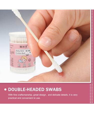Beavorty Cotton Swabs - 2 Boxes Multi-Purpose Double-Headed Cotton Sticks for Baby Ear Cleaning & Safe Hygiene | International Shipping Available - Buy Online on SooperMarket.com