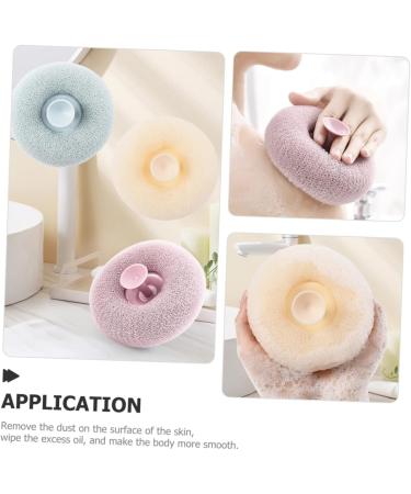 NOLITOY 4pcs Bath Ball Set | Exfoliating Loofahs & Body Scrubbers for Shower | Skin Cleaning & Bathing Essentials - Buy Online on SooperMarket.com