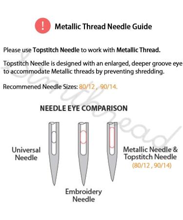 Simthread Metallic Embroidery Machine Thread - 6 Spools (3 Gold + 3 Silver) 500M - Ideal for Embroidery and Decorative Sewing - Buy Online on SooperMarket.com