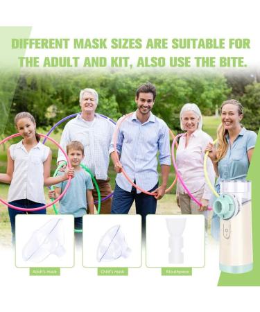 Portable Handheld Mesh Nebulizer for Kids and Adults - Travel and Home Use | Includes Mouthpiece and Replacement Accessories - Buy Online on SooperMarket.com