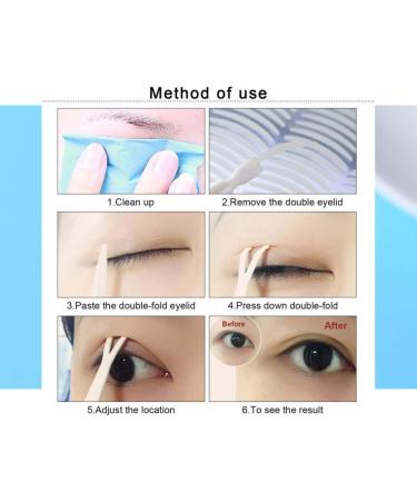 Double Eyelid Sticker Natural Breathable Eyelid Shadow Pad Makeup Tool Wide 72Pairs double eyelid sticker - Buy Online on SooperMarket.com