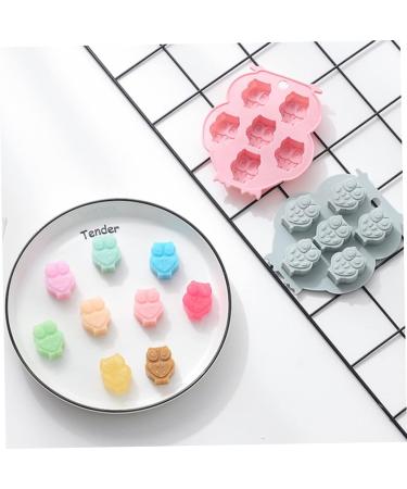 Ciieeo 2pcs Silicone Mold Clay Molds Handmade Making Mold Candy Trays Pan Cookie Baking Molds Muffin Cupcake Mold Animal Baking Spring Silicone DIY Silica Gel Chocolate Mold Self Made 12.7x10.7x1.7cm Blue - Buy Online on SooperMarket.com