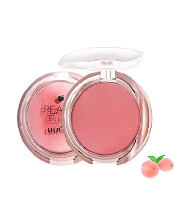 Peach Matte Face Powder Blush Palette  Shimmer Face Blush for Cheek and Eye Shadow Make-up Waterproof Long Lasting Contour Highlight Blush Powder