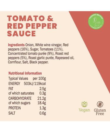 Cottage Delight - Tomato and Red Pepper Pasta and Pizza Sauce 350g - Buy Online on SooperMarket.com
