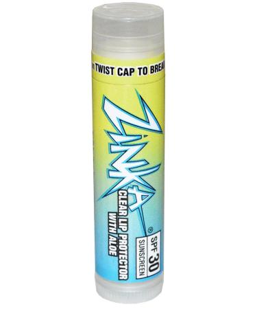 Zinka SPF 30 Aloe Lip Protector Balm (.15 oz) - Pack of 3 - Buy Online on SooperMarket.com