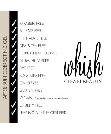 Whish Coconut Milk + Verbena Correcting Gel - Soothes Sun-Exposed Skin Reduces UV Damage Moisturizes with Organic Aloe & Manuka Honey - International Shipping Available - Buy Online on SooperMarket.com