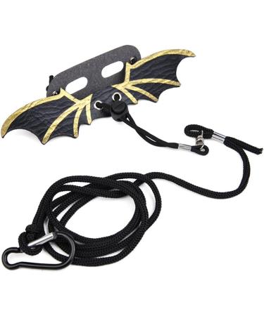 1 Set Adjustable Lizard Leash Bearded Dragon Harness Reptile Leather Harness Bearded Dragon Rope Reptile Leather Rope with Bat Wings for Lizard Amphibians Chameleons Small Pet Animals - Buy Online on SooperMarket.com