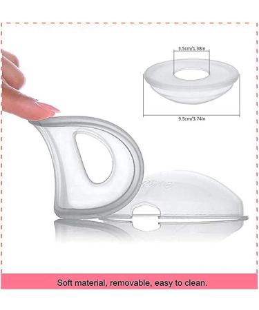 Angzhili Reusable Breast Milk Collection Shells - 2 Pack | Soft Milk Saver Cups for Nursing | Anti-Overfill Breast Pad for Breastfeeding | Collect & Save Breastmilk - Buy Online on SooperMarket.com