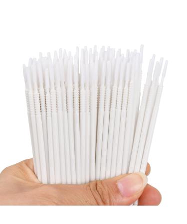 100 Pieces Easy Eyehip Extension Brush - Micro Applicator Makeup Cleaning Stick & Eyelash Lifting Accessories (White) - Best for Precision Application - Buy Online on SooperMarket.com