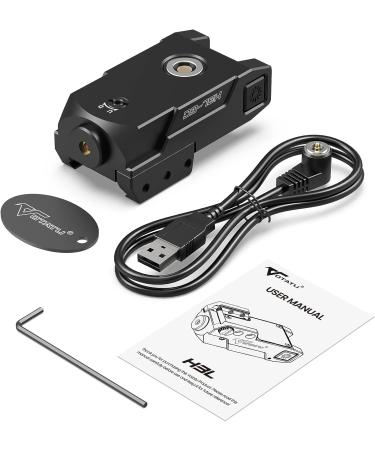 VOTATU H3L-GC Green Pistol Laser Sight | Ultra Low Profile Circle Dot Laser | Strobe Mode | USB Rechargeable - Buy Online on SooperMarket.com
