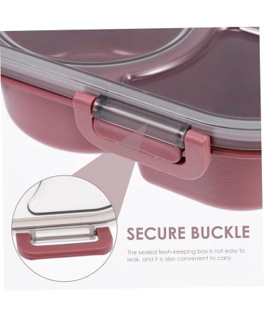 Alipis Box Portable Food Accessory Multi-Function Case Supply Lunch Convenient Bento Household Red 28.5X19X6.5CM - Buy Online on SooperMarket.com