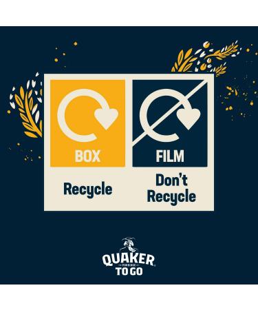 Quaker Porridge To Go Breakfast Bar Golden Syrup 2 x 55g (Case of 6) - Pack of 1 | Delicious and Convenient Breakfast Bars - Buy Online on SooperMarket.com