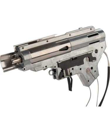 Evike APS Silver Edge 8mm Version 2 Non-Blowback Airsoft AEG Gearbox Version 2 - Rear Wired (Non-Blowback)