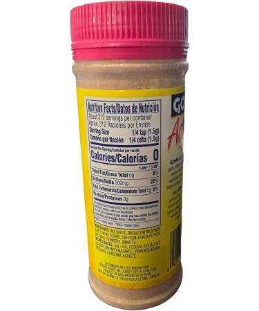 Adobo All Purpose Seasoning with Saffron 16oz - Flavor Fiesta! Goya Latin Magic in Every Box - Spanish Seasoning Wonder + Bonus PaLiSoL CREATiONS Sticker! Taste the Heat of Latin America Enhanced with a Touch of Azafr n ! Con Azafran 16.5OZ - 467 G - Buy Online on SooperMarket.com