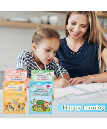 Magic Ink Copy Books for Kids | Reusable Handwriting Workbooks (A5) | Ideal for Preschoolers & Manuscript Practice - Buy Online on SooperMarket.com