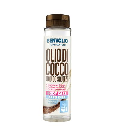 Benvolio 1938 coconut oil liquid mct oil squeeze - 250 ml - ketogenic food keto burn bulletproof coffee low carb food coconut oil coconut fat coconut oil ketogen drops