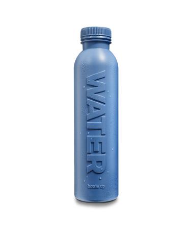 Bottle Up Reusable Water Bottle Filled with English Still Spring Water 500ml Stone Blue Plant-based Bottle BPA Free Eco Friendly Bottle of Water Stone Blue 1 x 500ml