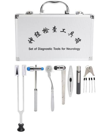 Hammer Diagnostics Kit Temperature Sensor Aluminum Alloy Penlight Tuning Fork Hammer with Storage Case for Patient - Buy Online on SooperMarket.com