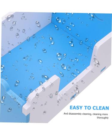 HAPINARY 1pc Hamster Toilet Trash Can Chinchilla Toilet Hamster Litter Toilet Small Pet Supply PVC 15x10cm Blue - Buy Online on SooperMarket.com