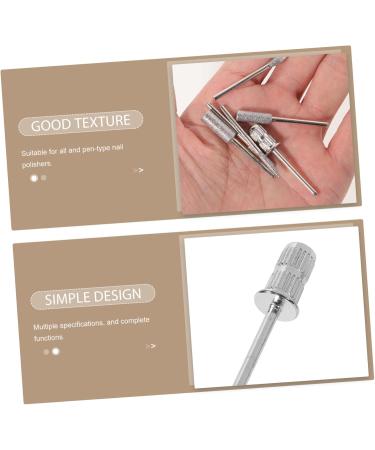 Angoily 2 Sets Nail Polisher Earphone Stainless Steel. Silicone. Quartz. Ceramics Manicure - Buy Online on SooperMarket.com