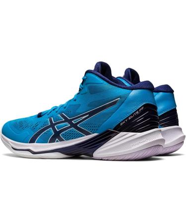 ASICS Men's Sky Elite FlyteFoam Mid Top 2 Volleyball Shoes 6.5 - Island Blue/Indigo Blue - Buy Online on SooperMarket.com