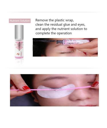 RoseFlower Eyelash Perm Kit - Professional Semi-Permanent Curling Kit with 10 Eyelash Combs & 5 Cleaning Sticks - Salon Grade Home Professional Perm - Buy Online on SooperMarket.com