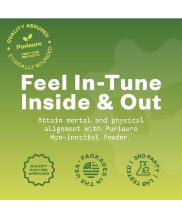 Purisure Myo-Inositol Powder 1kg - Fertility & Hormonal Balance Support | Pure Inositol Supplement for Energy & Brain Wellness - Vegan & Non-GMO - Buy Online on SooperMarket.com
