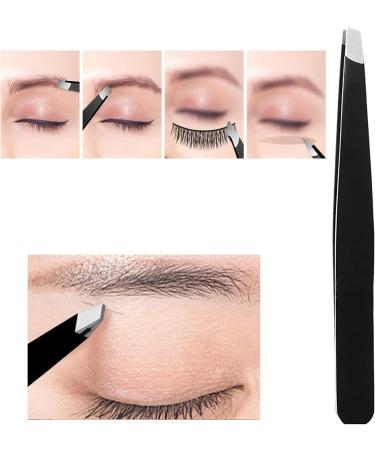 Stainless Steel Craft Scissors Eyebrow Kit with Tweezers, Brush - 5 Pc Set in Case - Buy Online on SooperMarket.com