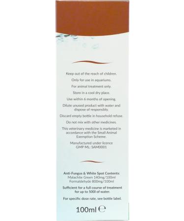 AquaCare Anti-Fungus & White Spot 250ml - Effective Aquarium Treatment - Buy Online on SooperMarket.com