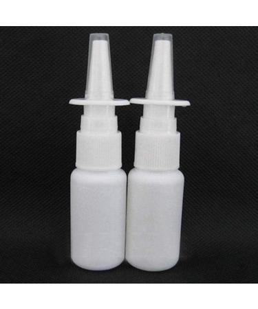 SSRoirvbb 1 Pcs 10ml Spray Empty Plastic Nasal Spray Bottles Pump Sprayer Mist Nose Refillable Spray for Medicines