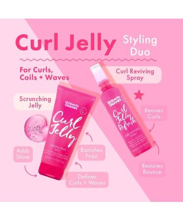 Umberto Giannini Curl Jelly Styling Trio Set - Curl Scrunching, Refresh & Shine - Leave-In Conditioner - Buy Online on SooperMarket.com