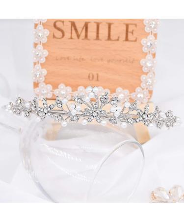 Rhinestone Crystal Tiara Headband for Women - Princess Crown for Birthday, Pageant, Wedding, Prom - A-006 - Buy Online on SooperMarket.com