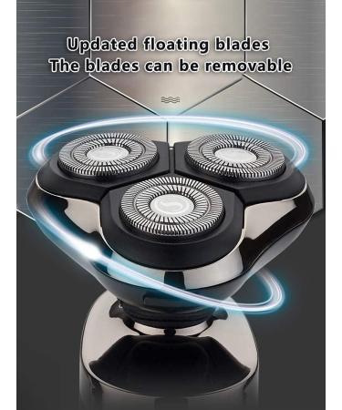 Electric Razor for Men - 3 in 1 Wet & Dry Bald Head Shaver | Cordless Rechargeable Grooming Kit with LED Display - Buy Online on SooperMarket.com