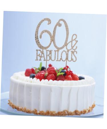 Vaguelly 60 Cupcake Appetizer Picks Birthday Cake Decor Dessert Toppers Party Food Picks Number Cake Decorations Crystal Birthday Acrylic Cake Picks Glitter Big Crown Bride Golden Size 1 - Buy Online on SooperMarket.com