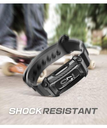 SUPCASE Unicorn Beetle Pro Series Design for Fitbit Inspire 2  Replacement Bands with Built-in Rugged Protective Case (Black) - Buy Online on SooperMarket.com