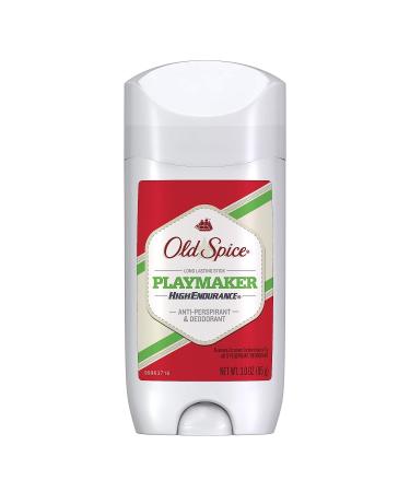 Old Spice High Endurance Invisible Solid Playmaker Anti-perspirant and Deodorant 3-Ounce (Pack of 3)