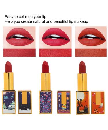 Dekaim 3PCS Matte Lipstick Set - Long Lasting Smooth & Moisturizing Makeup Kit for Beautiful Lips - Buy Online on SooperMarket.com