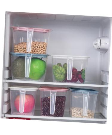 LABRIMP Food Containers 4pcs Box Refrigerator Crisper Refrigerator Containers Vegetable Container Food Household re-usable - Buy Online on SooperMarket.com