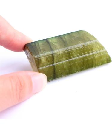 Stone 1PC Natural Rare Green Tourmaline Quarzt Rough Stone Raw Gemstone Specimen Irregular Crystals Collection Reiki kaixun - Buy Online on SooperMarket.com
