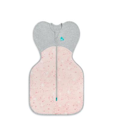 Love To Dream Swaddle Baby Sleeping Bag Swaddle UP Self-Soothing Swaddles for Newborns Get Longer Sleep Snug Fit Helps Calm Startle Reflex Suitable for All Year Round 18-24 C 2.2-3.8kg Pink Newborn (2.2-3.8kg) North Star Light Pink