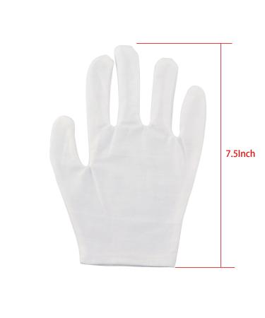 6 Pairs White Moisturizing Hand Spa Gloves for Soft & Hydrated Skin - Buy Online on SooperMarket.com