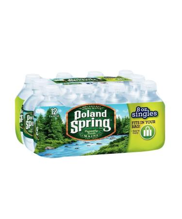 Poland Spring Half Pint Natural Spring Water 12 pk - 27.6 Pounds