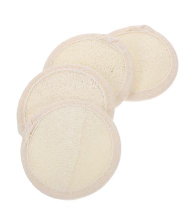 FOMIYES Loofah Facial Loofah Sponge Cotton Puff Spa Body Exfoliating Sponge for Face Facial Cleansing Pad Makeup Remove Pads Facial Puff The Face Puff Face Pad
