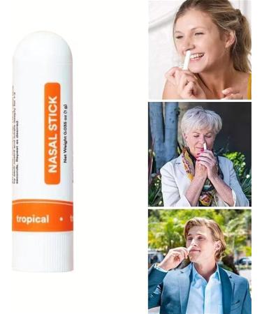 Nasal Stick Portable Menthol Inhaler Refreshing Brings Positiveness And Gratitude Let You Relax Every Day Relieve Stress Enhance Concentration Relieve Nasal Stuffing 1 - Buy Online on SooperMarket.com